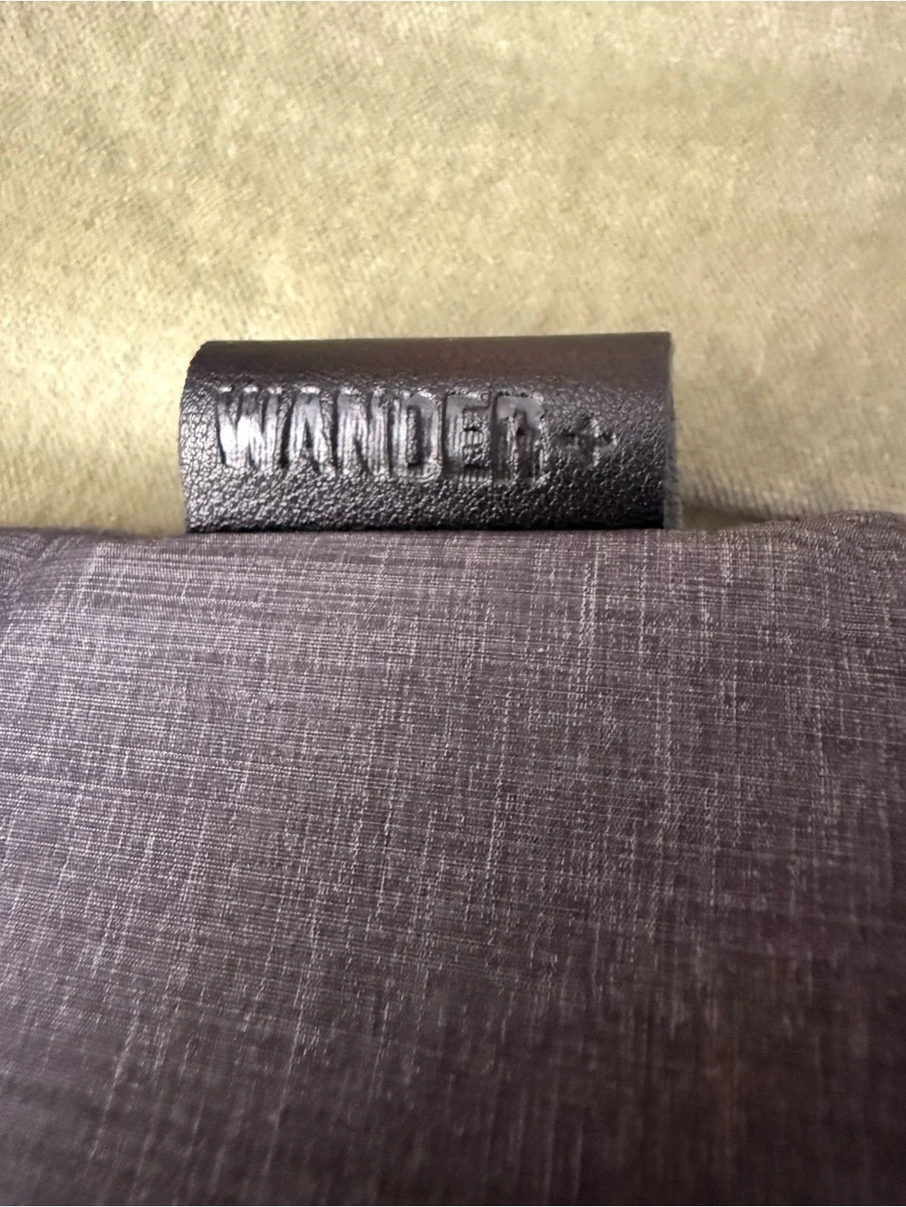 Wander+ Men's Gray Crossbody Sling Bag - Minimal Daily Carry #OSP